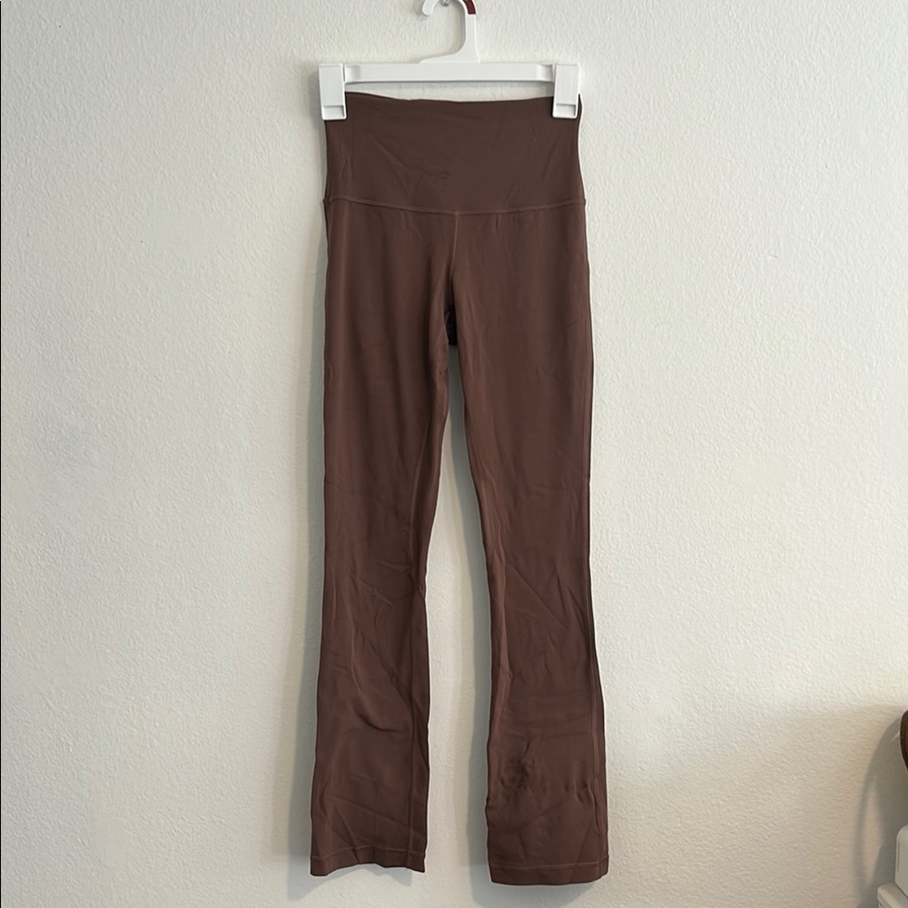 Lululemon Mini Flare Brown Leggings in Short Length